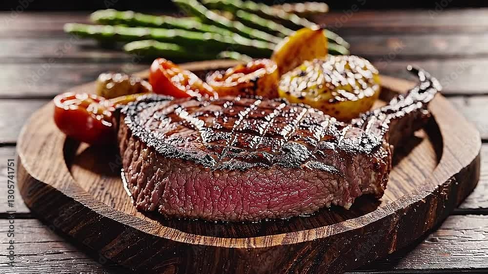 grilled meat on the grill, grilled beef steak grilled meat on the grill, grilled beef steak