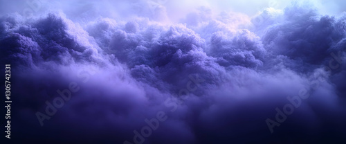 Dramatic Purple Cloudscape Sky
