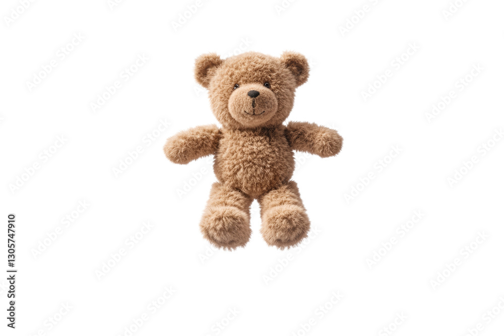Teddy bear is sitting on a white background, isolated Teddy bear is sitting on a white background, isolated