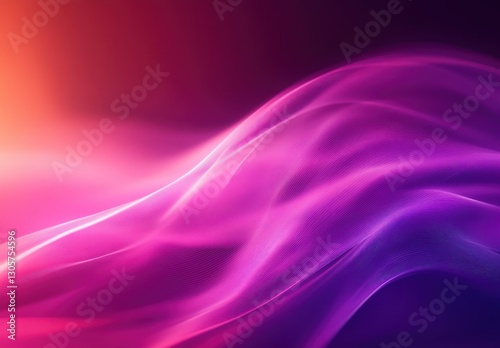 Wallpaper Mural Abstract colorful waves of light creating a soft gradient background with vibrant pink, purple, and orange hues suitable for various design projects Torontodigital.ca
