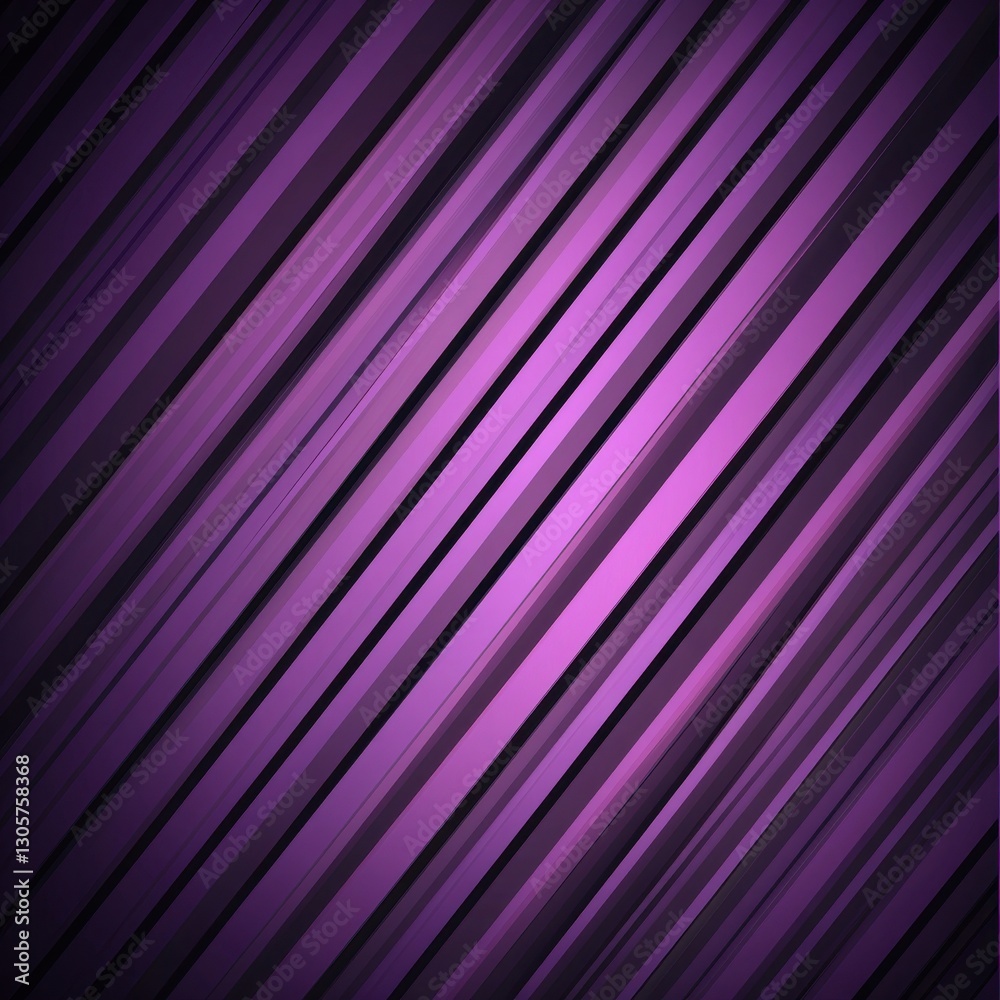 Obraz premium Abstract design featuring dynamic diagonal lines in shades of purple and black, creating a modern and elegant background for various creative projects