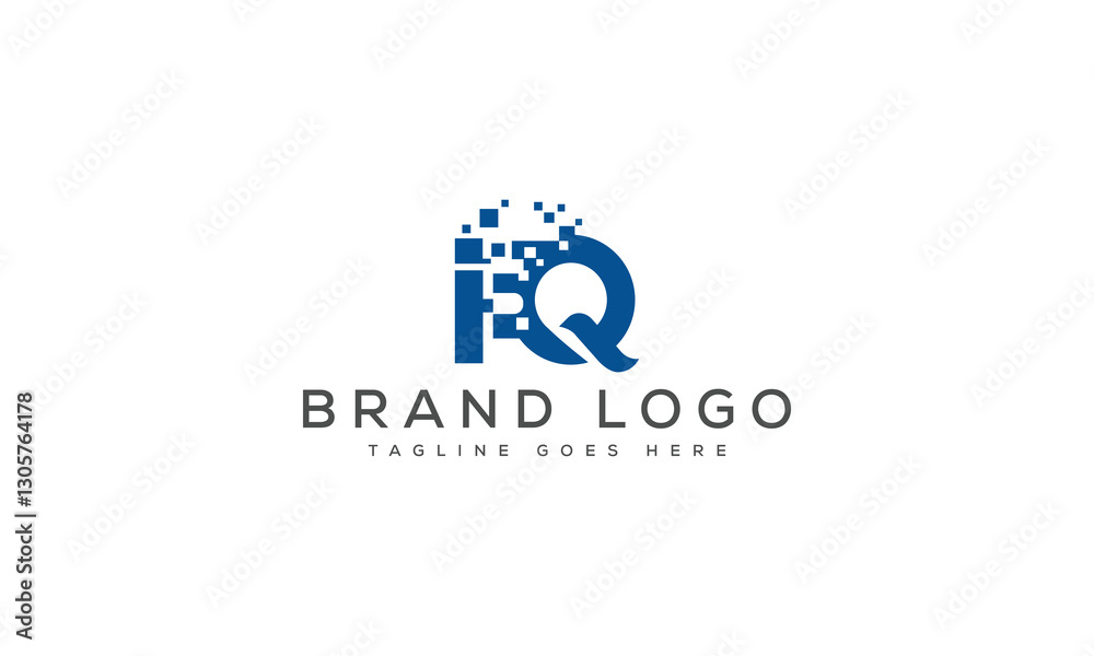 letter IQ logo design vector template design for brand. letter IQ logo design vector template design for brand.