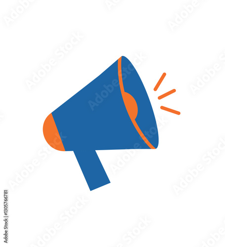 Vector illustration loudspeaker on a white background.