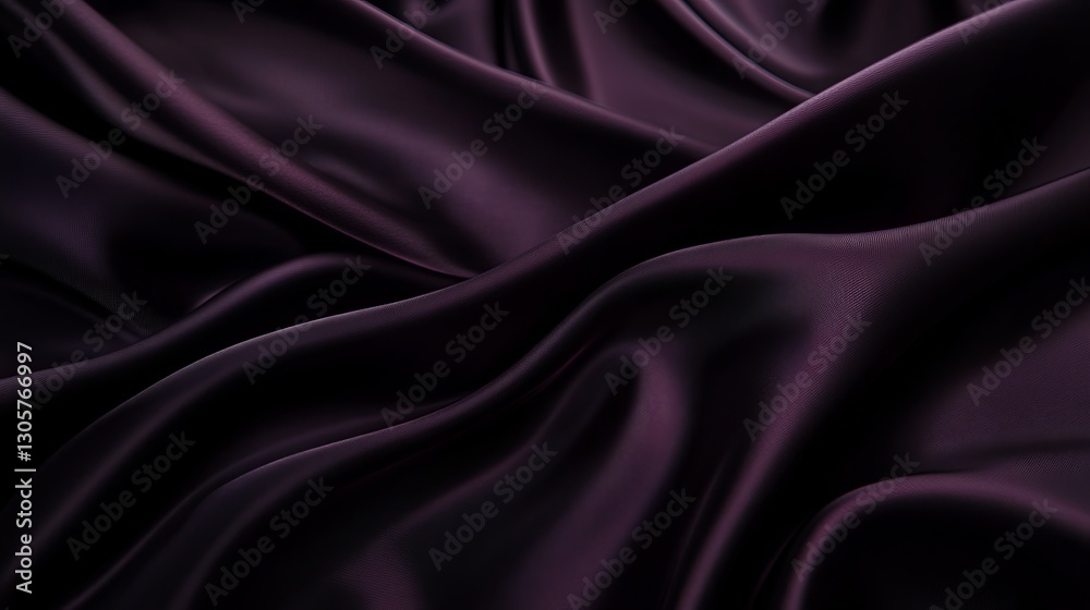 Fototapeta premium Deep maroon and indigo swirls, moody and sleek with glossy highlights and fluid transitions