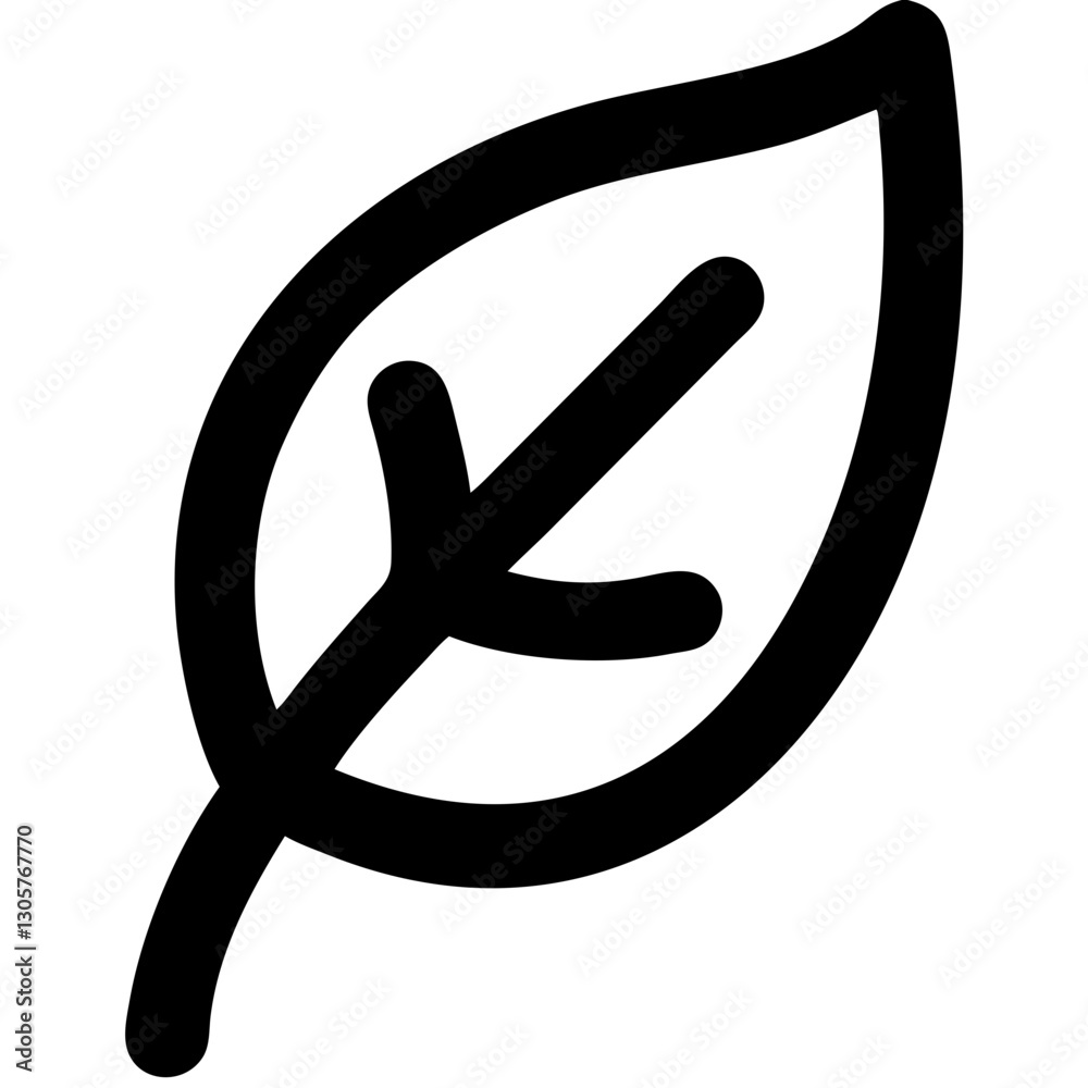 Leaf symbol, nature icon, botanical design, black and white, copy space
Leaf symbol, nature icon, botanical design, black and white, copy space