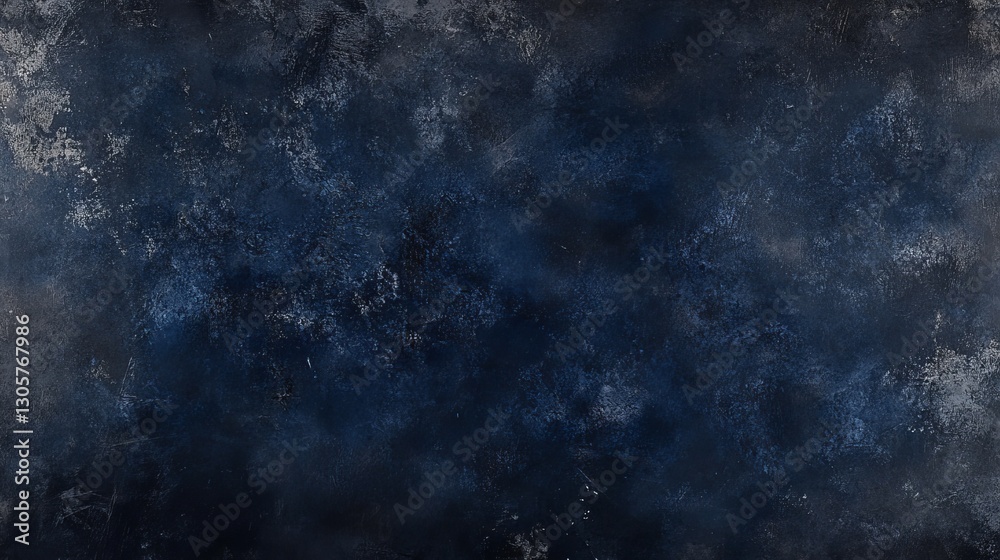 Fototapeta premium Deep navy and black gradient, moody and sleek with smooth transitions