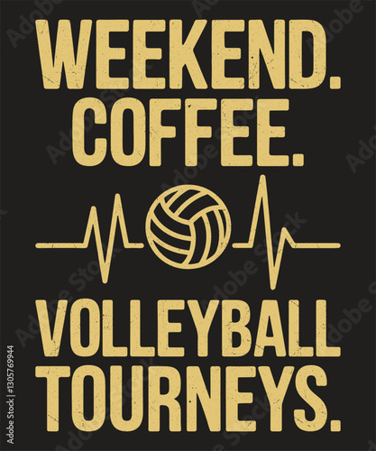 Volleyball Design | Trendy and Funny Sports Graphics for T-Shirts, Mugs, Posters, Tote Bags, and More | Bump Set Spike, Game Day, Volleyball Era, Team Spirit, Referee, Athlete Gift, Tournament, Sports