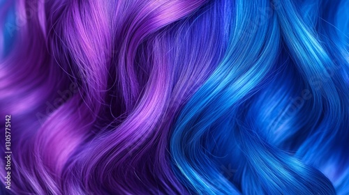 Electric cyan and royal purple blend, vibrant and bold with smooth transitions