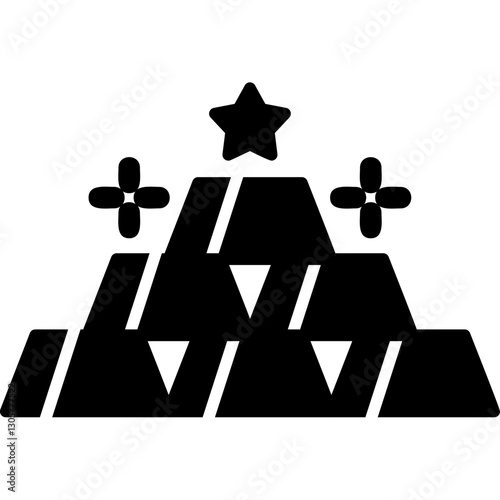 Gold Bars Icon