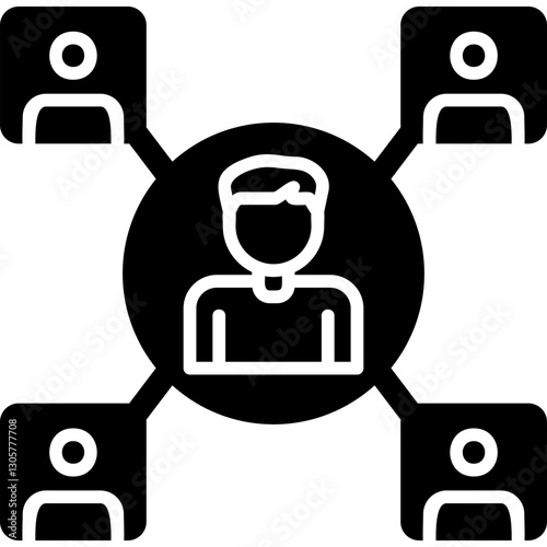 Outsourcing Icon