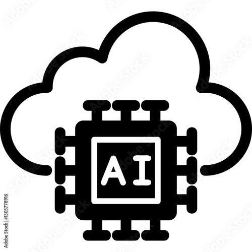 Cloud Intelligence Icon