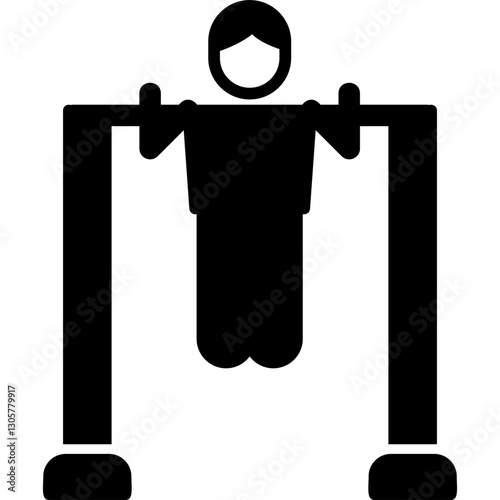 Pull Up Bar Icon