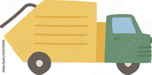 Cartoon Garbage Truck