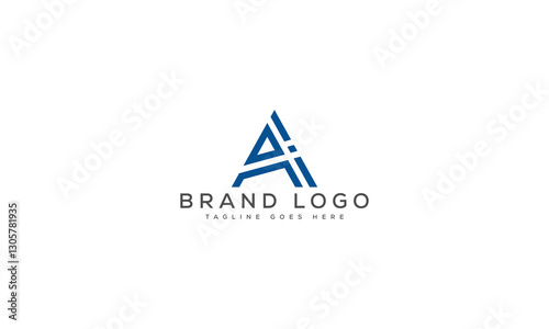 Free Download letter AI logo design vector template design for brand. - GFXLoad