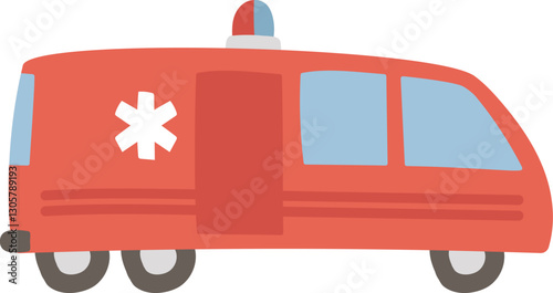 Cartoon Emergency Vehicle