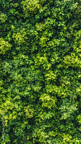 Vertical garden providing a vibrant green backdrop, promoting biodiversity and enhancing urban landscapes