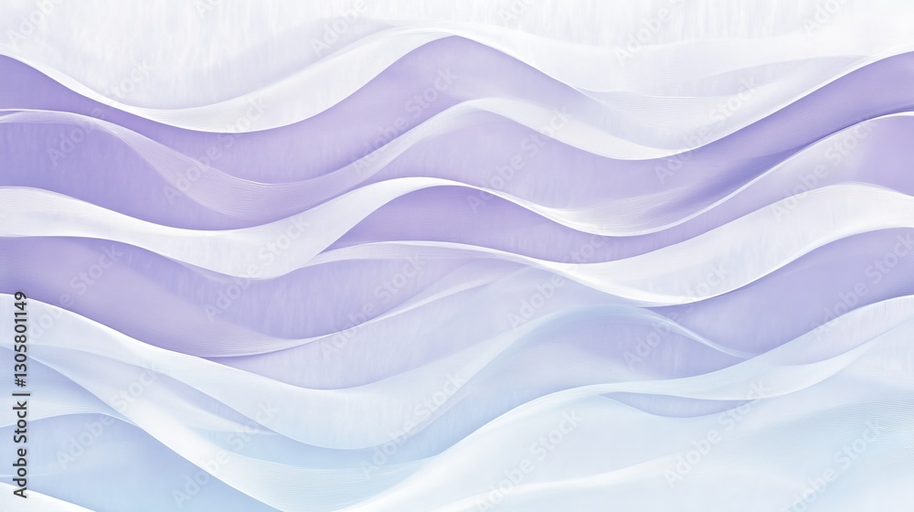 Obraz premium Soft lavender and pale cyan gradient, light and airy with subtle flowing patterns
