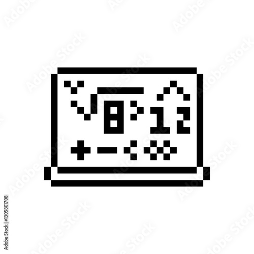 retro board design pixel art