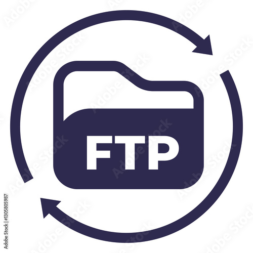 ftp icon, transfer, upload to server