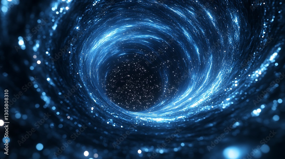 Swirling void dotted with faint virtual particle pairs referencing quantum vacuums restless nature minimal cosmic style Swirling void dotted with faint virtual particle pairs referencing quantum vacuums restless nature minimal cosmic style