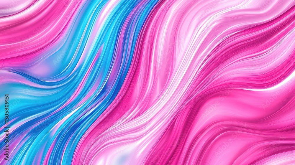 Fototapeta premium Abstract colorful flowing background with pink and blue gradients