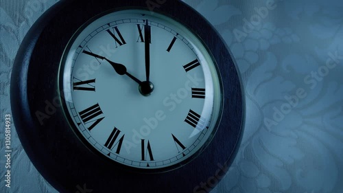 Wallpaper Mural Spooky Shadows Over Wall Clock
 Torontodigital.ca