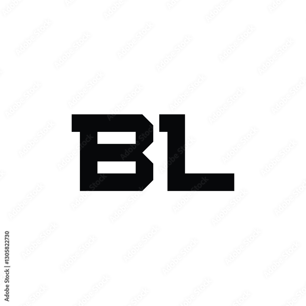 BL monogram logo design letter text name symbol monochrome logotype alphabet character simple logo BL monogram logo design letter text name symbol monochrome logotype alphabet character simple logo