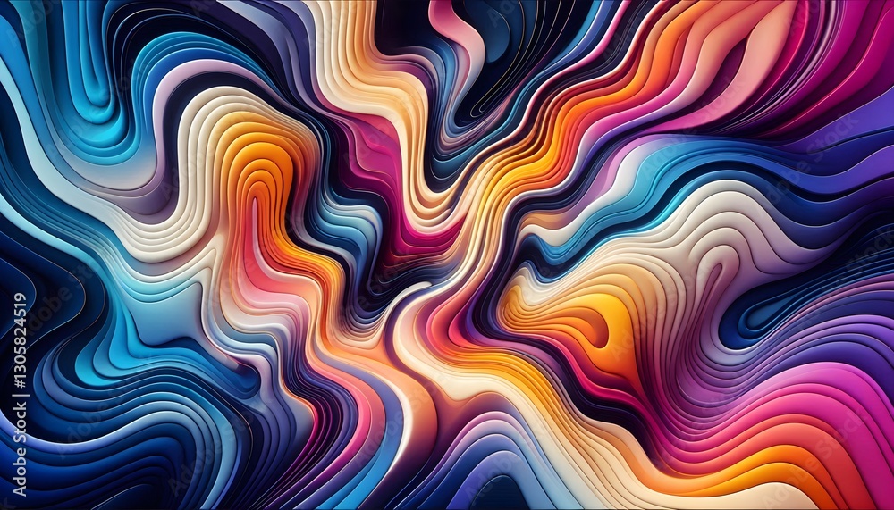 Fototapeta premium Modern abstract background with liquid colors and fluid marble shapes, perfect for flyers.
