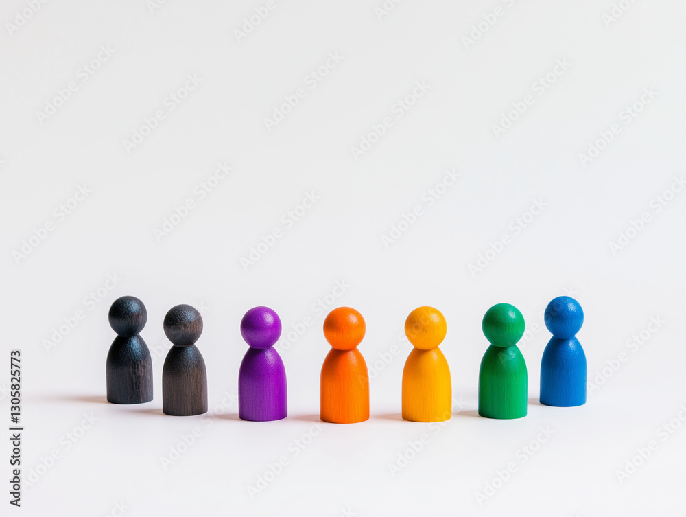 Diverse Wooden Figurines Representing Unity and Teamwork
Diverse Wooden Figurines Representing Unity and Teamwork