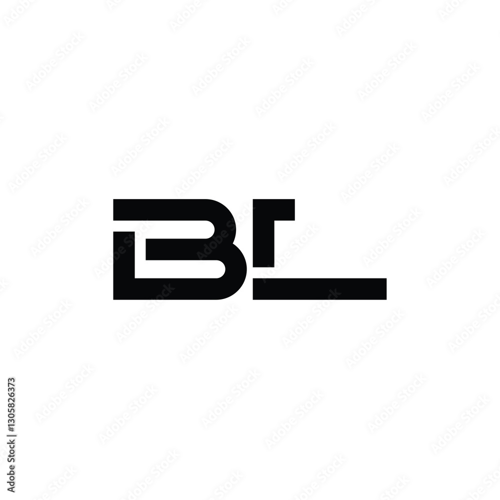 BL monogram logo design letter text name symbol monochrome logotype alphabet character simple logo BL monogram logo design letter text name symbol monochrome logotype alphabet character simple logo