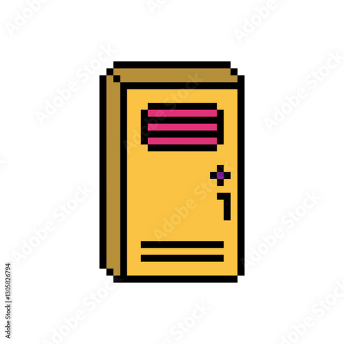 school locker design pixel art