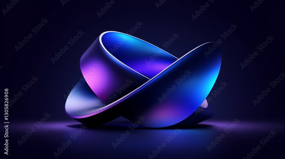 Fototapeta premium Abstract Geometric Shapes in Vibrant Colors