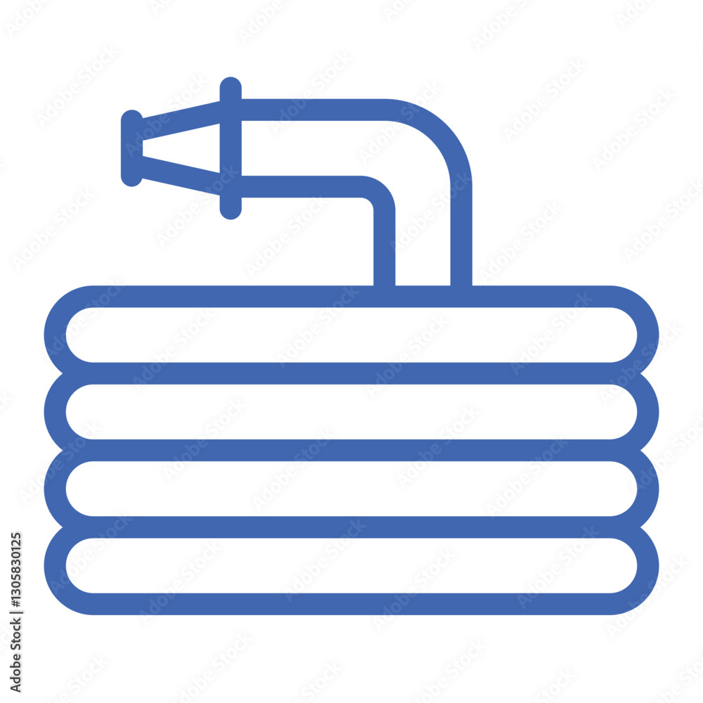 Obraz premium water hose color icon