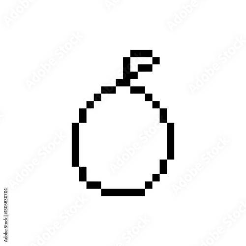 autumn apple pixel art for your needs