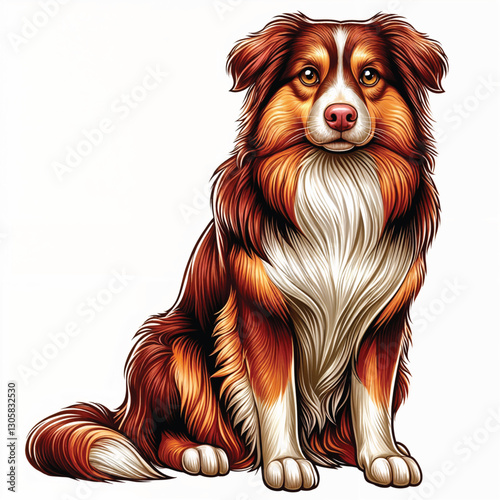 Cartoon Dog Vector illustration