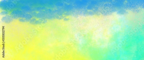 Textured watercolor painting with vibrant splashes of color. Abstract background, artistic design, and unique blend