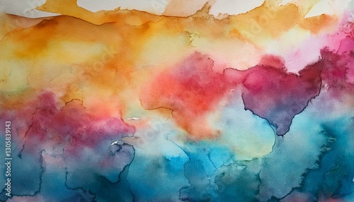 beautiful and grainy abstract watercolor background old and scratched paper texture beautiful and colorful watercolor used for wallpaper banner design painting arts printing and decoration