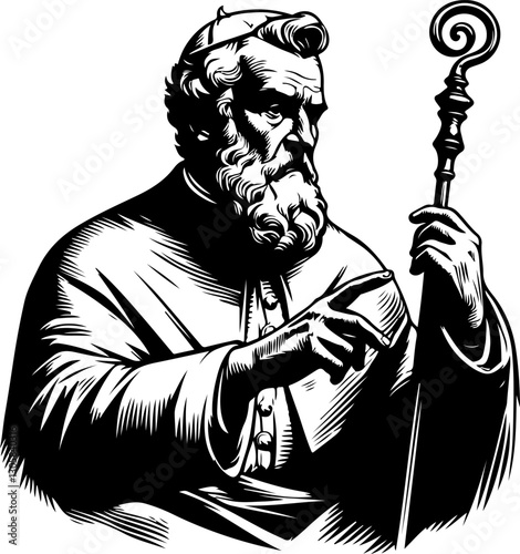 sketch vector illustration silhouette design poster philosopher thinker roman greek classic vintage  