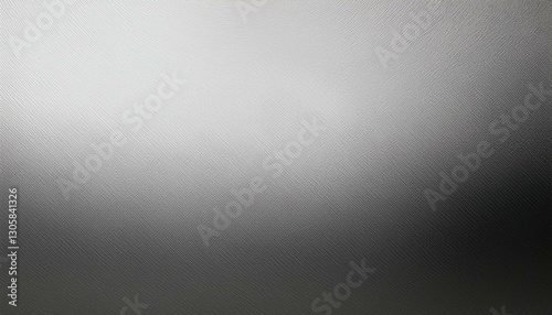 Subtle grain texture effect on abstract background with a light silver gradient