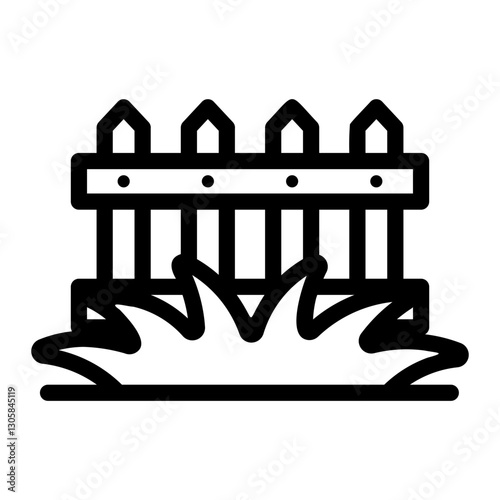 fence Line Icon