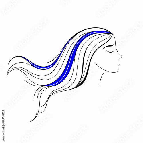 Women day Illustration with white background