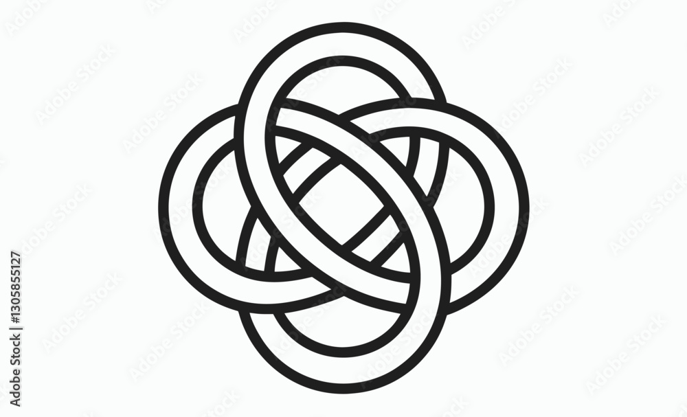 Simple knot icon Simple knot icon