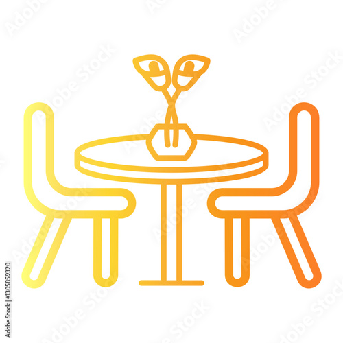 furniture Line Gradient Icon