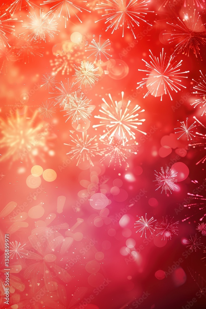 Festive red abstract background with sparkles Festive red abstract background with sparkles