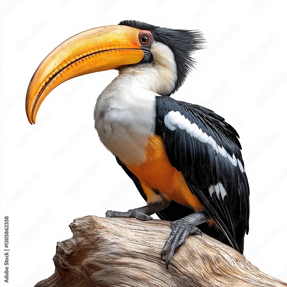 Fototapeta premium Stunning Colorful Toucan Perched in Tropical Forest