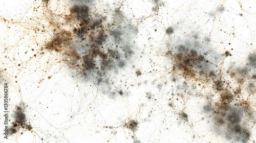 Abstract Brown Grey Dusty Texture Background AI Generated