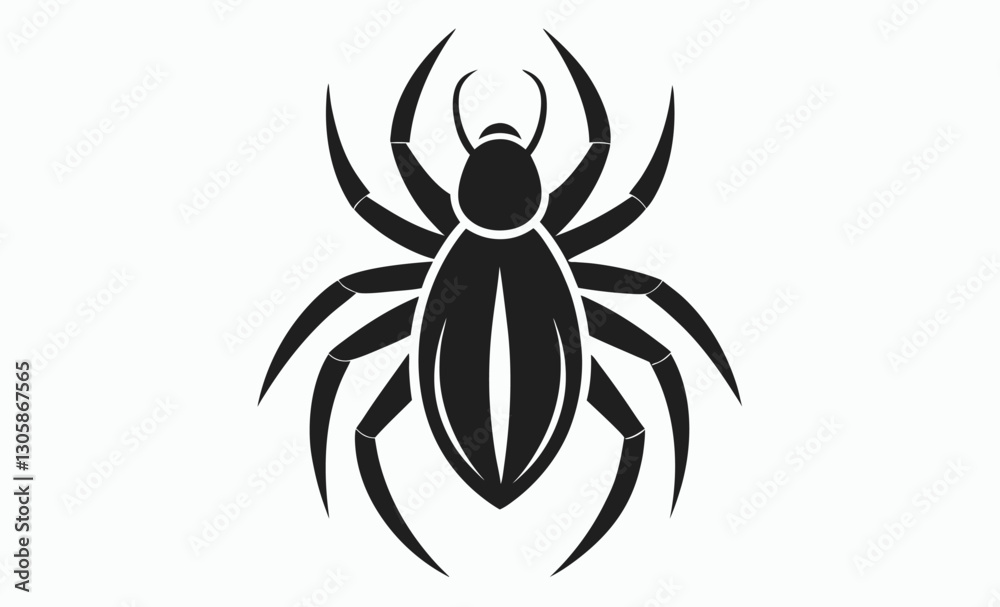 Tick insect silhouette icon Tick insect silhouette icon