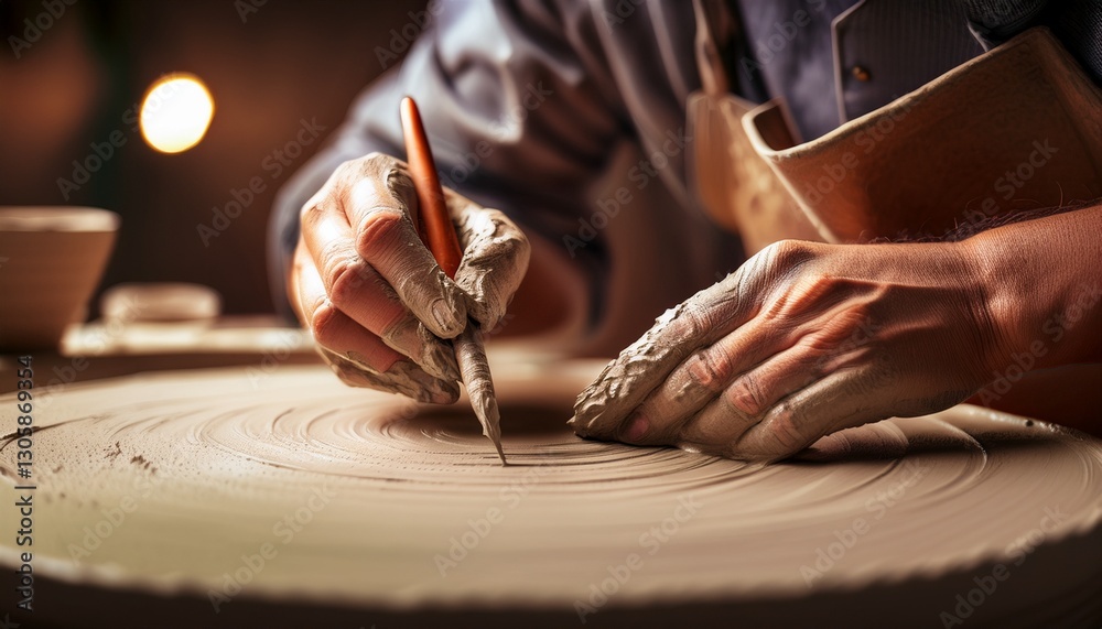 Obraz premium The sculptural quality of ceramics captivates.