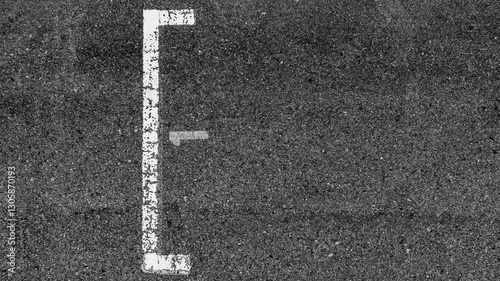 Obraz na płótnie Start or finish line on car race, Start and finish line racing, Grid start race track, Top view textured and background grid start on the asphalt road race track abstract. w salonie