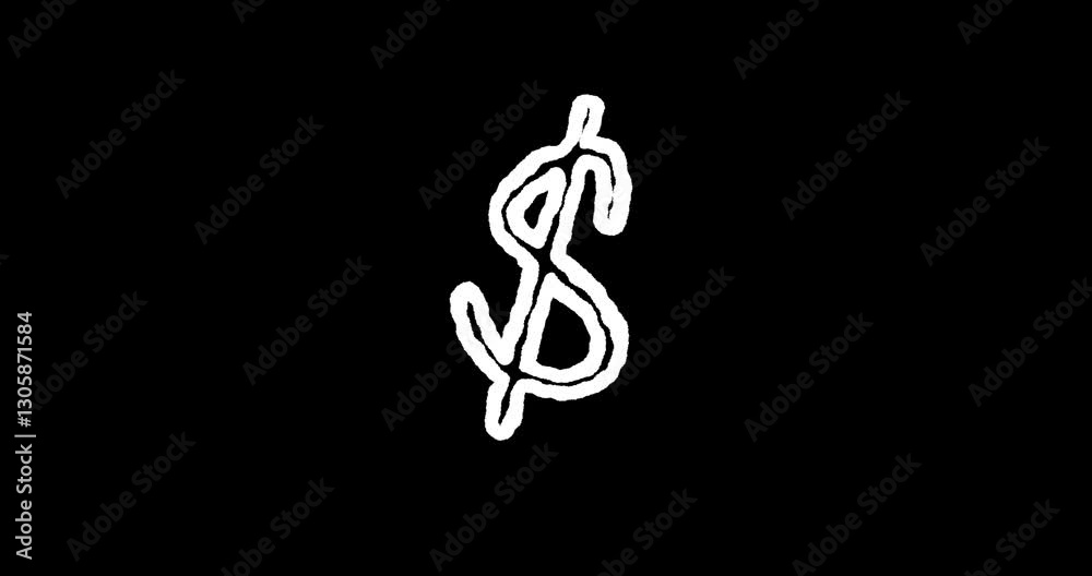 Doodle loop animation. Doodle animation elements on a transparent background. Doodle loop animation. Doodle animation elements on a transparent background.
